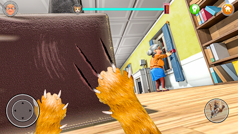Kitty vs Granny - Cat Sim 3D screenshot
