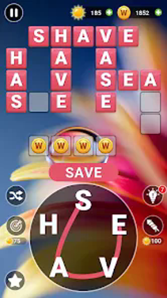 Word Cross Flower Garden screenshot