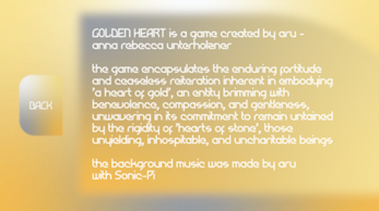 golden heart screenshot