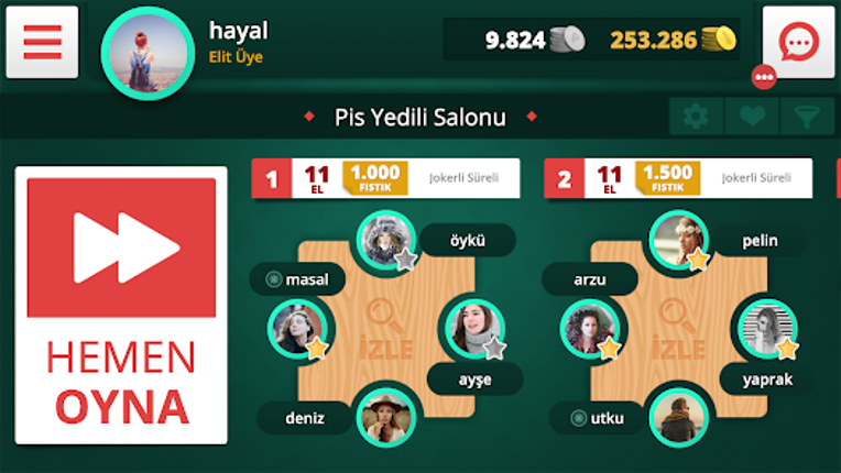 Pis Yedili Online screenshot