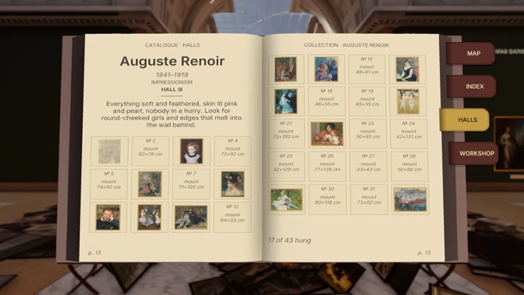 Rehang: A Museum Sorting Game Image