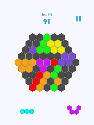 Super Block-Hexagon Puzzle screenshot