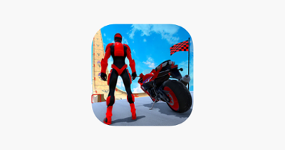 Superhero Bike Jumping Stunts Image