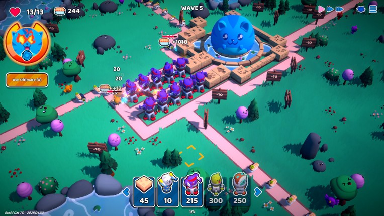 Sushi Cat: Tower Defense screenshot