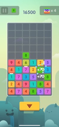 Tens Up-Merge Blocks screenshot