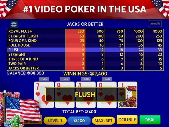 Video Poker by Pokerist screenshot