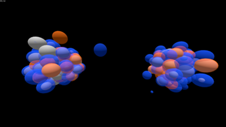 4D Gravity Simulation Image