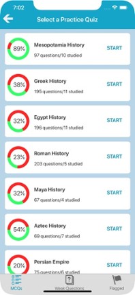 Ancient History Quiz screenshot