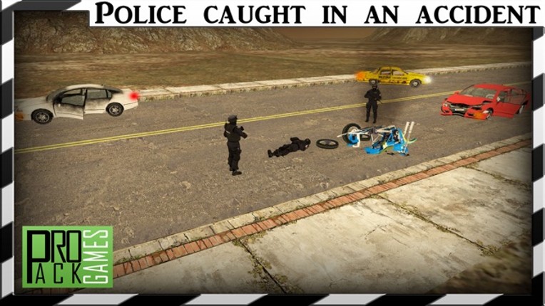 Dangerous robbers &amp; Police chase simulator - Dodge through highway traffic and arrest dangerous robbers screenshot