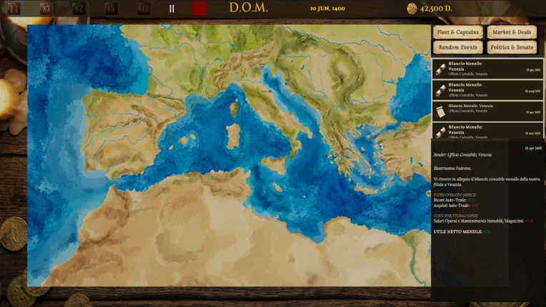 Dominus Orbis Maris 1400: Mare Nostrum screenshot