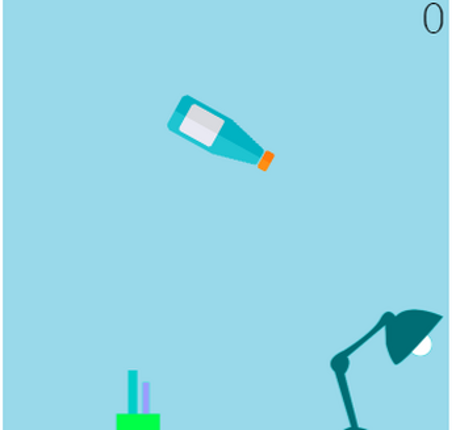 Falling Bottle Test Image