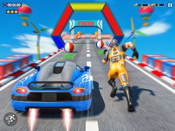 Flying Rope Hero Man Fight Image