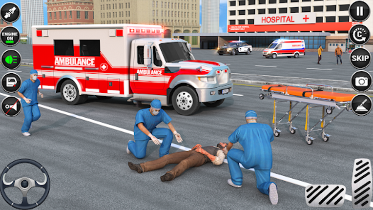 Ambulance Game: City Rescue 3D screenshot