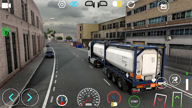 Truck Simulator 3D: Euro Truck screenshot