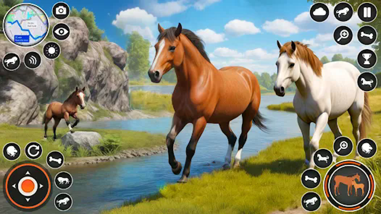 Wild Horse Family Simulator 3D screenshot