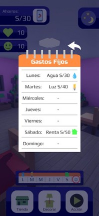 Ahorrando y Decorando screenshot