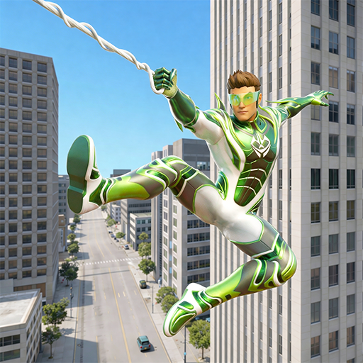 Games like Flying Rope Hero: City Fighter