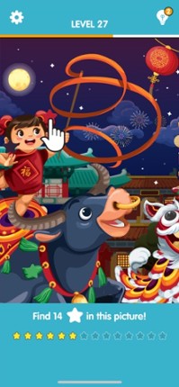 Hidden Stars Puzzle Image