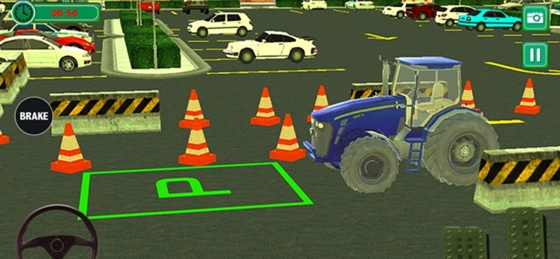 Modern Parking Tractor Games screenshot