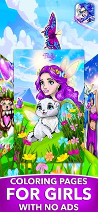 PONY Coloring Pages for Girls screenshot