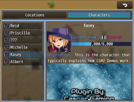 [CGMZ][Beta] Reputations for RPG Maker MZ Image