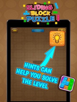 Sliding Block Puzzle – Best Logic Board Game with Colorful Tangram Blocks screenshot