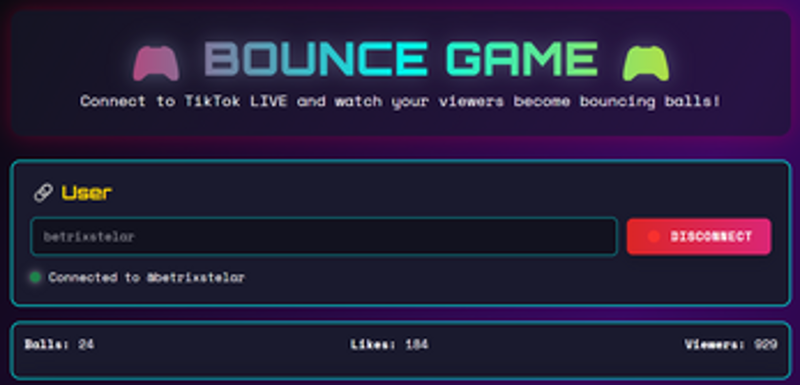 Viewers Bounce Game - Tiktok Live Game screenshot