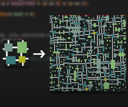 Wave Function Collapse - Overlapping Model Image