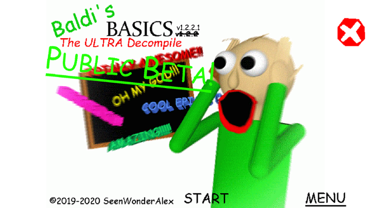 Baldi's basics TUD Public Beta Game Cover