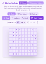 Cipher Sudoku Image