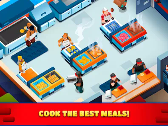 Idle Burger Empire Tycoon—Game screenshot