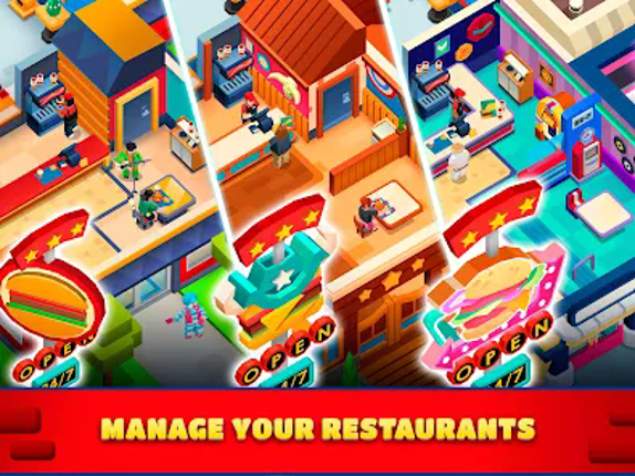 Idle Burger Empire Tycoon—Game screenshot