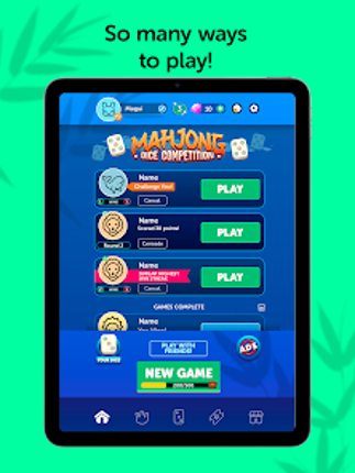 Mahjong Dice Competition Image