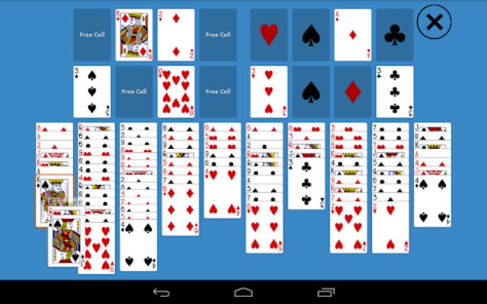 Solitaire FreeCell Two Decks Image