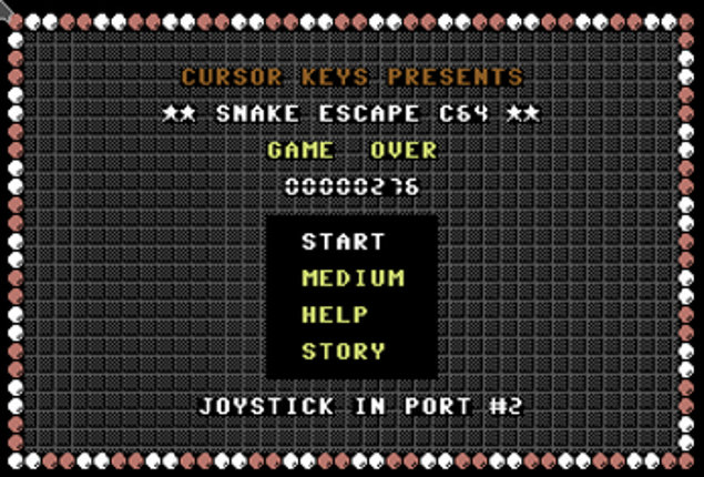 SnakeEscape64 [ZZap64 Coverdisk Demo] Image