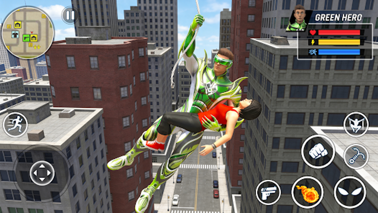 Flying Rope Hero: City Fighter Image