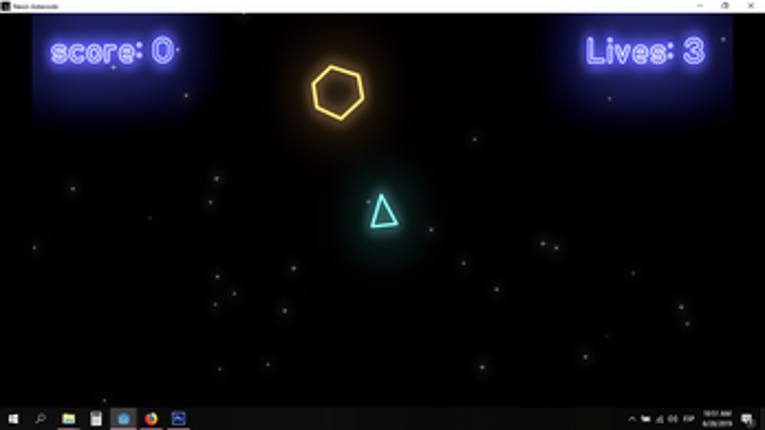 Neon Asteroids screenshot