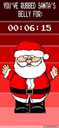 Rub Santa's Belly  - Christmas Image