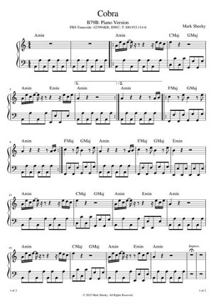 Sheet Music: Flatspace Image
