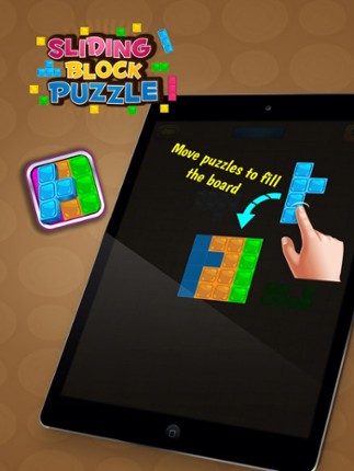 Sliding Block Puzzle – Best Logic Board Game with Colorful Tangram Blocks screenshot