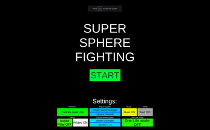 SUPER SPHERE FIGHTING screenshot