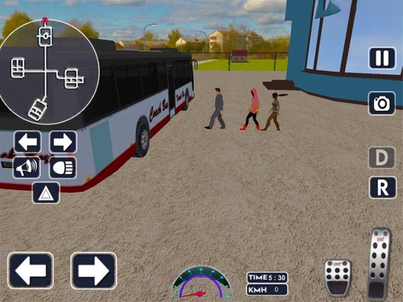 US Coach Bus Simulator Game 3d Image