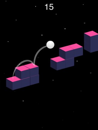 Ball Jump 100 On The Blocky Platform Pro screenshot