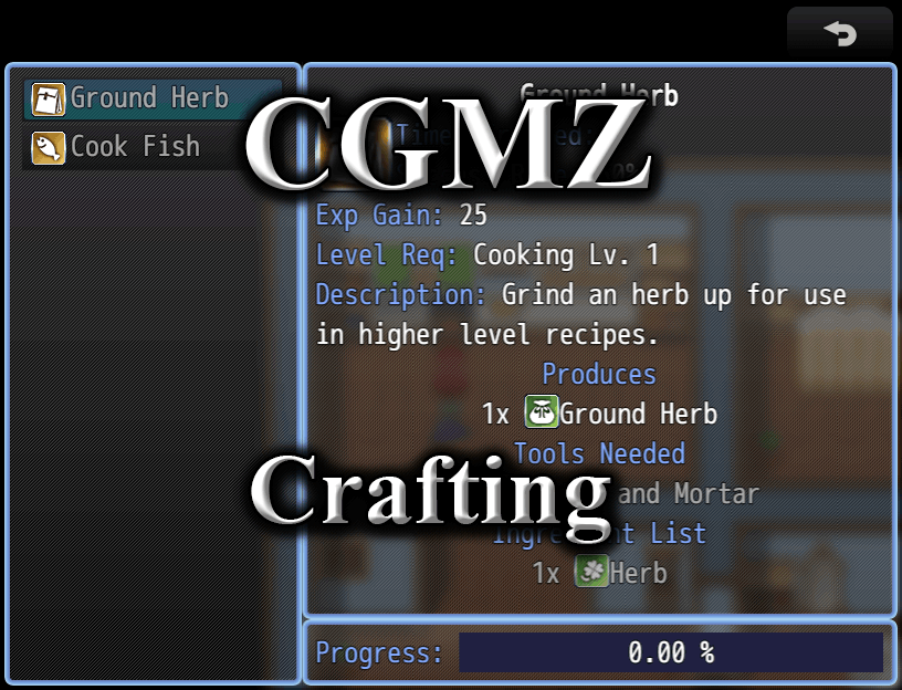Games like [CGMZ] Crafting for RPG Maker MZ
