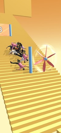 Crowd Stair Fall screenshot