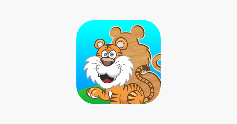 Cute puzzles for kids - toddlers educational games and children's preschool learning Image
