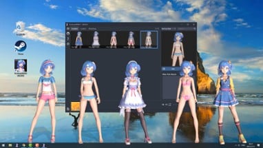 DesktopMMD3:Miss Fish Image