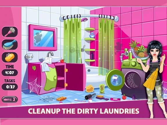 Doll House Cleaning Craft screenshot