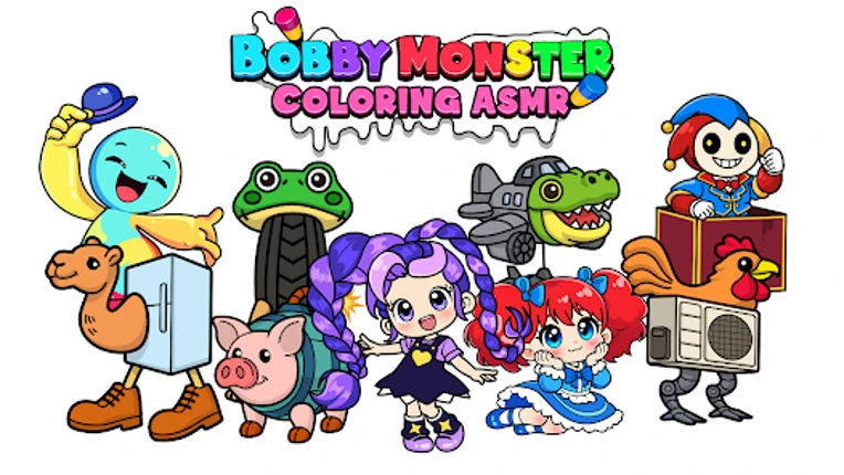 Bobby Monster: Coloring ASMR screenshot