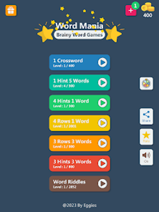 Word Mania - Brainy Word Games screenshot